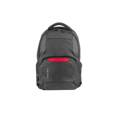 Natec | Fits up to size "" | Laptop Backpack Eland | NTO-1386 | Backpack | Black | 15.6 "" | Shoulder strap